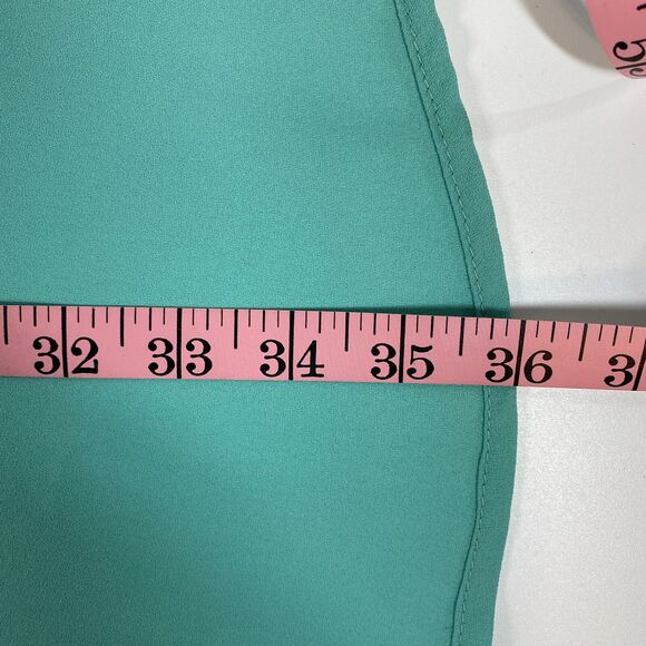 Sugar Lips Festival Breeze Skirt Aqua Color Fringe High Low Stretch NEW Size M - Picture 11 of 11